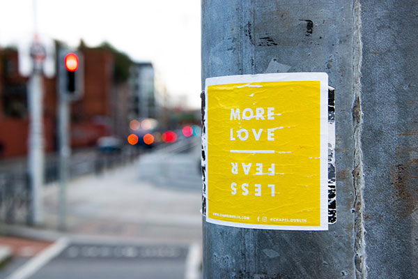 more love less fear