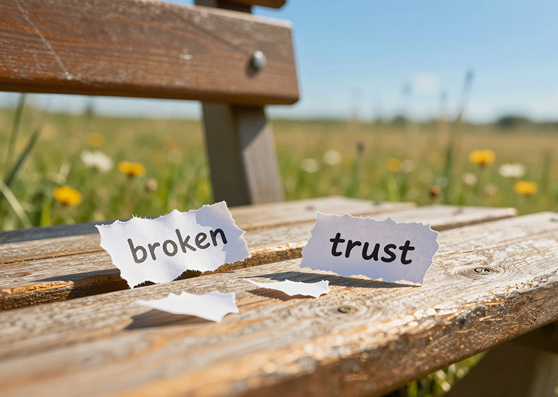 broken trust in marriage